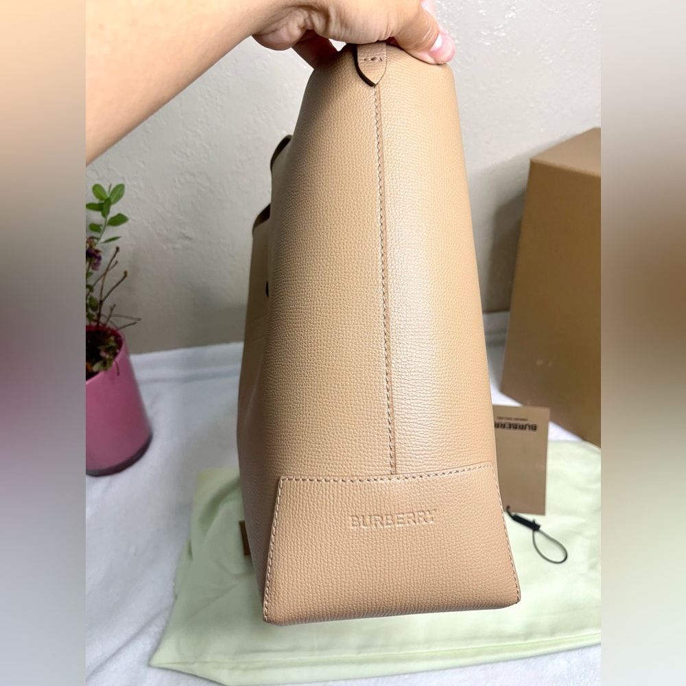 NWOT Burberry Embossed monogram Tote - Picture 9 of 12